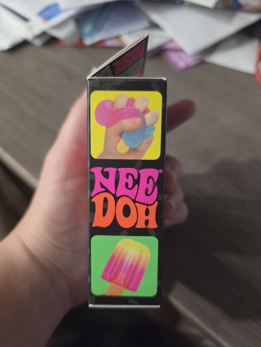NeeDoh Nice-Sicle- Purple/Orange/Yellow - Picture 4 of 4